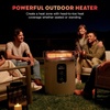 image:imageNinja Fireside360 Fire Pit amp Heater 80000 BTU 3 Modes Push Start Gray  Ninja Fireside360 offers flame heat or both with up to 80000 BTUs hasslefree dial control and smokeless designStone
