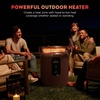 image:imageNinja Fireside360 Fire Pit amp Heater 80000 BTU 3 Modes Push Start Gray  Ninja Fireside360 offers flame heat or both with up to 80000 BTUs hasslefree dial control and smokeless designBrown