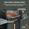 image:imageNinja FlexFlame Grill amp Smoker Electric amp Propane 5in1 SteelPG301  Ninja FlexFlame is a 5in1 grill smoker amp griddle with precise 200600F control fitting 3 chickens or 4 rib racksBlackGold