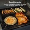 image:imageNinja FlexFlame Grill amp Smoker Electric amp Propane 5in1 SteelPG301  Ninja FlexFlame is a 5in1 grill smoker amp griddle with precise 200600F control fitting 3 chickens or 4 rib racksBlue