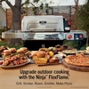 image:imageNinja FlexFlame Grill amp Smoker Electric amp Propane 5in1 SteelPG301  Ninja FlexFlame is a 5in1 grill smoker amp griddle with precise 200600F control fitting 3 chickens or 4 rib racksStainless Steel