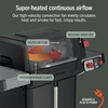image:imageNinja FlexFlame Grill amp Smoker Electric amp Propane 5in1 SteelPG301  Ninja FlexFlame is a 5in1 grill smoker amp griddle with precise 200600F control fitting 3 chickens or 4 rib racksBlack