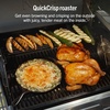 image:imageNinja FlexFlame Grill amp Smoker Electric amp Propane 5in1 SteelPG301  Ninja FlexFlame is a 5in1 grill smoker amp griddle with precise 200600F control fitting 3 chickens or 4 rib racksStainless Steel