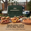 image:imageNinja FlexFlame Grill amp Smoker Electric amp Propane 5in1 SteelPG301  Ninja FlexFlame is a 5in1 grill smoker amp griddle with precise 200600F control fitting 3 chickens or 4 rib racksGreen