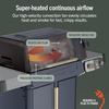image:imageNinja FlexFlame Grill amp Smoker Electric amp Propane 5in1 SteelPG301  Ninja FlexFlame is a 5in1 grill smoker amp griddle with precise 200600F control fitting 3 chickens or 4 rib racksBlue