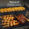 image:imageNinja FlexFlame Grill amp Smoker Electric amp Propane 5in1 SteelPG301  Ninja FlexFlame is a 5in1 grill smoker amp griddle with precise 200600F control fitting 3 chickens or 4 rib racksBlackGold