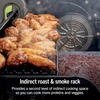 image:imageNinja FlexFlame Grill amp Smoker Electric amp Propane 5in1 SteelPG301  Ninja FlexFlame is a 5in1 grill smoker amp griddle with precise 200600F control fitting 3 chickens or 4 rib racksBlackGold