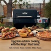 image:imageNinja FlexFlame Grill amp Smoker Electric amp Propane 5in1 SteelPG301  Ninja FlexFlame is a 5in1 grill smoker amp griddle with precise 200600F control fitting 3 chickens or 4 rib racksBlack