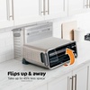 image:imageNinja Flip Toaster Oven amp Air Fryer 8in1 Stainless Steel SP151  Air fry bake broil toast bagel dehydrate reheat 1800W Flip up amp away XL capacity13in1 Flip Oven XL