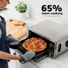 image:imageNinja Flip Toaster Oven amp Air Fryer 8in1 Stainless Steel SP151  Air fry bake broil toast bagel dehydrate reheat 1800W Flip up amp away XL capacity13in1 Flip Oven XL