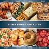 image:imageNinja Flip Toaster Oven amp Air Fryer 8in1 Stainless Steel SP151  Air fry bake broil toast bagel dehydrate reheat 1800W Flip up amp away XL capacity8in1 Flip Oven Stainless