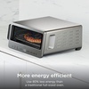 image:imageNinja Flip Toaster Oven amp Air Fryer 8in1 Stainless Steel SP151  Air fry bake broil toast bagel dehydrate reheat 1800W Flip up amp away XL capacity8in1 Flip Oven Stainless