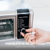 image:imageNinja Flip Toaster Oven amp Air Fryer 8in1 Stainless Steel SP151  Air fry bake broil toast bagel dehydrate reheat 1800W Flip up amp away XL capacity8in1 Flip Oven