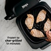 image:imageNinja Foodi 5in1 XL Indoor Grill amp Air Fryer BlackGrey AG301  Cyclonic Grilling Technology for chargrilled flavor indoors yearround 5in1 Grill Air Fry Roast Bake amp Dehydrate XL6in1 Smart XL