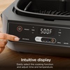 image:imageNinja Foodi 5in1 XL Indoor Grill amp Air Fryer BlackGrey AG301  Cyclonic Grilling Technology for chargrilled flavor indoors yearround 5in1 Grill Air Fry Roast Bake amp Dehydrate XL6in1