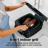 image:imageNinja Foodi 5in1 XL Indoor Grill amp Air Fryer BlackGrey AG301  Cyclonic Grilling Technology for chargrilled flavor indoors yearround 5in1 Grill Air Fry Roast Bake amp Dehydrate XL5in1 Premium w probe