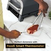 image:imageNinja Foodi 5in1 XL Indoor Grill amp Air Fryer BlackGrey AG301  Cyclonic Grilling Technology for chargrilled flavor indoors yearround 5in1 Grill Air Fry Roast Bake amp Dehydrate XL6in1 w probe