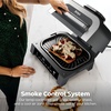 image:imageNinja Foodi 5in1 XL Indoor Grill amp Air Fryer BlackGrey AG301  Cyclonic Grilling Technology for chargrilled flavor indoors yearround 5in1 Grill Air Fry Roast Bake amp Dehydrate XL6in1 w probe