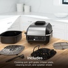 image:imageNinja Foodi 5in1 XL Indoor Grill amp Air Fryer BlackGrey AG301  Cyclonic Grilling Technology for chargrilled flavor indoors yearround 5in1 Grill Air Fry Roast Bake amp Dehydrate XL6in1