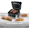 image:imageNinja Foodi 5in1 XL Indoor Grill amp Air Fryer BlackGrey AG301  Cyclonic Grilling Technology for chargrilled flavor indoors yearround 5in1 Grill Air Fry Roast Bake amp Dehydrate XL5in1