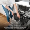 image:imageNinja Foodi 5in1 XL Indoor Grill amp Air Fryer BlackGrey AG301  Cyclonic Grilling Technology for chargrilled flavor indoors yearround 5in1 Grill Air Fry Roast Bake amp Dehydrate XL6in1
