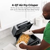 image:imageNinja Foodi 5in1 XL Indoor Grill amp Air Fryer BlackGrey AG301  Cyclonic Grilling Technology for chargrilled flavor indoors yearround 5in1 Grill Air Fry Roast Bake amp Dehydrate XL6in1 w probe