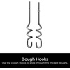 image:imageNinja Foodi Dough Hooks Fits Power Mixer System CI100 Series XSKDOUGHHK  Stainless steel dough hooks knead thick doughs with ease Fits CI100 CI101 CI105BRN hand mixer Dishwasher safe