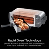 image:imageNinja Foodi Flip Toaster 2in1 2Slice Stainless Steel ST101  Toast bagel defrost bake broil reheat 1500W 7 shade settings Dishwashersafe crumb tray4 Functions