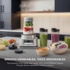 image:imageNinja Foodi Personal Blender amp Smoothie Bowl Maker 1200PW SS101  smartTORQUE motor  Hybrid Edge blades Smoothie bowl maker nutrient extractor 2 24oz cups Dishwasher safePersonal Blender