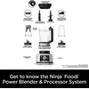 image:imageNinja Foodi Personal Blender amp Smoothie Bowl Maker 1200PW SS101  smartTORQUE motor  Hybrid Edge blades Smoothie bowl maker nutrient extractor 2 24oz cups Dishwasher safeBlenderFood Prep Combo