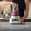 image:imageNinja Foodi Personal Blender amp Smoothie Bowl Maker 1200PW SS101  smartTORQUE motor  Hybrid Edge blades Smoothie bowl maker nutrient extractor 2 24oz cups Dishwasher safePersonal Blender