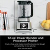 image:imageNinja Foodi Personal Blender amp Smoothie Bowl Maker 1200PW SS101  smartTORQUE motor  Hybrid Edge blades Smoothie bowl maker nutrient extractor 2 24oz cups Dishwasher safeBlenderFood Prep Combo