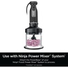 image:imageNinja Foodi Power Chopper 3Cup Bowl Fits CI100 Series Black XSKKITCHPR  3cup food processor bowl accessory with storage lid amp blade assembly for Ninja Power Mixer System CI100 series3 Cup