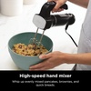 image:imageNinja Foodi Power Mixer System 750PW Hand Blender amp Mixer CI101  750peakwatt PowerBase converts to hand mixer or immersion blender Whisk EasyGlide beaters amp 3cup vessel includedBlack