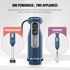image:imageNinja Foodi Power Mixer System 750PW Hand Blender amp Mixer CI101  750peakwatt PowerBase converts to hand mixer or immersion blender Whisk EasyGlide beaters amp 3cup vessel includedNavy