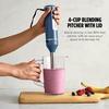 image:imageNinja Foodi Power Mixer System 750PW Hand Blender amp Mixer CI101  750peakwatt PowerBase converts to hand mixer or immersion blender Whisk EasyGlide beaters amp 3cup vessel includedNavy