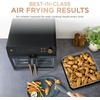 image:imageNinja French Door Premier Air Fry Oven 10in1 203 Qt Stainless FO101  450F cyclonic air PFASfree surface Air fry sear crisp bake broil toast dehydrateBlack