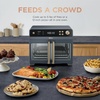 image:imageNinja French Door Premier Air Fry Oven 10in1 203 Qt Stainless FO101  450F cyclonic air PFASfree surface Air fry sear crisp bake broil toast dehydrateCyberspace