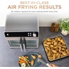 image:imageNinja French Door Premier Air Fry Oven 10in1 203 Qt Stainless FO101  450F cyclonic air PFASfree surface Air fry sear crisp bake broil toast dehydrateSilver