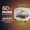 image:imageNinja French Door Premier Air Fry Oven 10in1 203 Qt Stainless FO101  450F cyclonic air PFASfree surface Air fry sear crisp bake broil toast dehydrateSilver