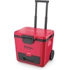 image:imageNinja FrostVault 30qt Cooler with Wheels Dry Storage Lakeshore Blue  Ninja FrostVaults 30qt capacity holds 48 cans keeps food cool amp dry and rolls easily on allterrain wheelsTrue Red