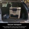 image:imageNinja FrostVault 30qt Cooler with Wheels Dry Storage Lakeshore Blue  Ninja FrostVaults 30qt capacity holds 48 cans keeps food cool amp dry and rolls easily on allterrain wheelsBirch Beige