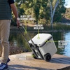 image:imageNinja FrostVault 30qt Cooler with Wheels Dry Storage Lakeshore Blue  Ninja FrostVaults 30qt capacity holds 48 cans keeps food cool amp dry and rolls easily on allterrain wheelsDaffodil Daze