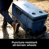 image:imageNinja FrostVault 45qt Cooler with Wheels Dry Storage Lakeshore Blue  Ninja FrostVaults 45qt capacity holds 68 cans keeps food cool amp dry and rolls easily on allterrain wheelsLakeshore Blue