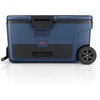 image:imageNinja FrostVault 45qt Cooler with Wheels Dry Storage Lakeshore Blue  Ninja FrostVaults 45qt capacity holds 68 cans keeps food cool amp dry and rolls easily on allterrain wheelsLakeshore Blue