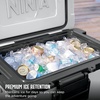 image:imageNinja FrostVault 45qt Cooler with Wheels Dry Storage Lakeshore Blue  Ninja FrostVaults 45qt capacity holds 68 cans keeps food cool amp dry and rolls easily on allterrain wheelsStrawberry Rhubarb