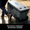 image:imageNinja FrostVault 45qt Cooler with Wheels Dry Storage Lakeshore Blue  Ninja FrostVaults 45qt capacity holds 68 cans keeps food cool amp dry and rolls easily on allterrain wheelsCharcoal Grey