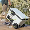 image:imageNinja FrostVault 45qt Cooler with Wheels Dry Storage Lakeshore Blue  Ninja FrostVaults 45qt capacity holds 68 cans keeps food cool amp dry and rolls easily on allterrain wheelsStrawberry Rhubarb
