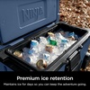 image:imageNinja FrostVault 45qt Cooler with Wheels Dry Storage Lakeshore Blue  Ninja FrostVaults 45qt capacity holds 68 cans keeps food cool amp dry and rolls easily on allterrain wheelsLakeshore Blue