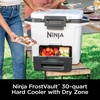 image:imageNinja FrostVault 50qt Hard Cooler with Dry Storage Drawer Spanish Moss  Ninja FrostVault keeps food cool dry amp separate under 40F for days with 50qt capacity holding up to 80 cansHalocline Green